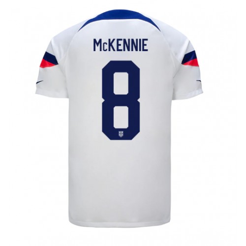 Förenta staterna Weston McKennie #8 Hemmatröja VM 2022 Kortärmad